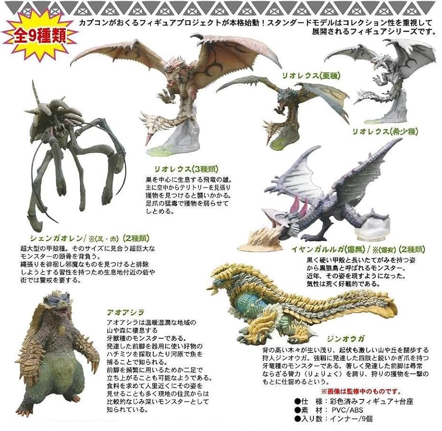 モンスターハンター スタンダードモデル ジンオウガ 金雷公